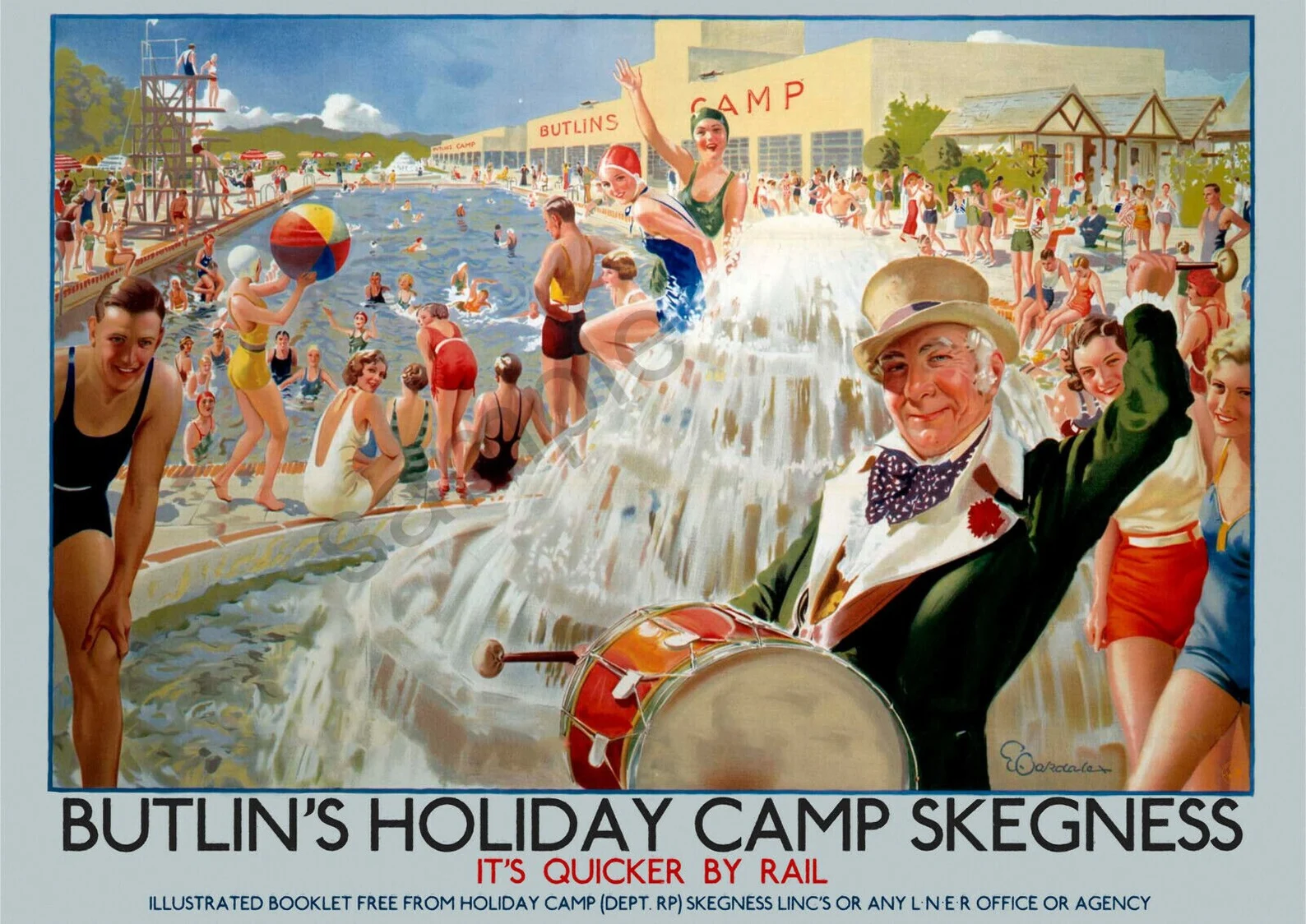 Butlin's Holiday Camp Skegness — Quicker By Rail